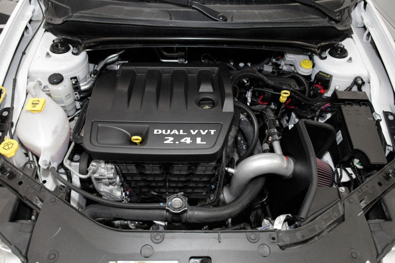K&N 69 Series Typhoon Performance 13 Chrysler/Dodge 200/Avenger 2.4L Silver Cold Air Intake Kit K&N Engineering Cold Air Intakes  AXOPROS