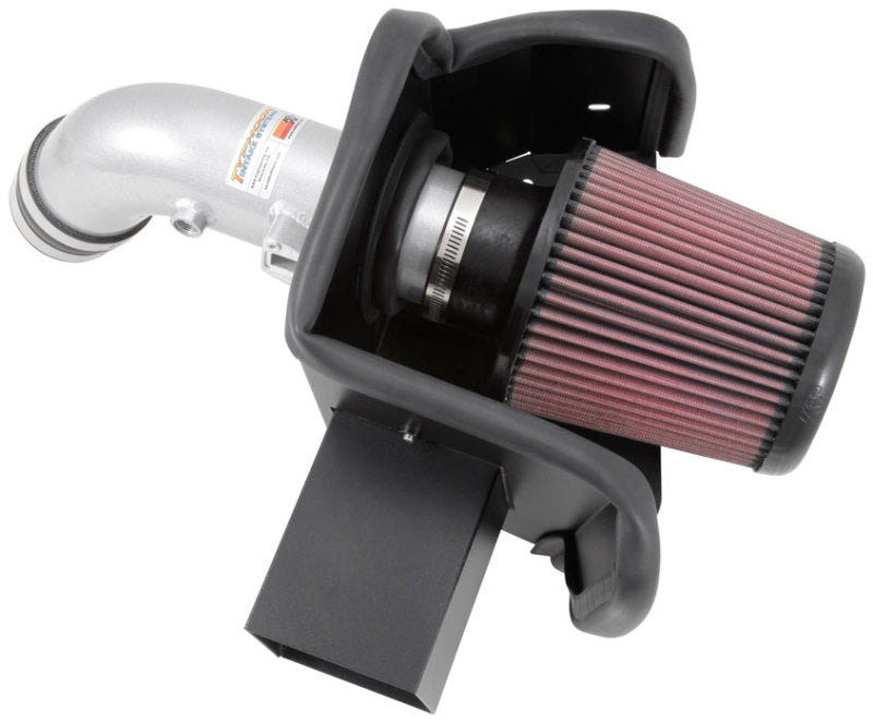 K&N 69 Series Typhoon Performance Intake Kit - Silver for 13-14 Nissan Altima 2.5L L4 K&N Engineering Cold Air Intakes  AXOPROS