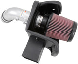 K&N 69 Series Typhoon Performance Intake Kit - Silver for 13-14 Nissan Altima 2.5L L4 K&N Engineering Cold Air Intakes  AXOPROS