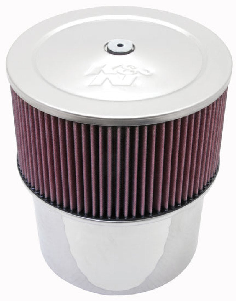 K&N 7-5/16in Flange 10in Height Velocity Stack Assembly - Red K&N Engineering Velocity Stacks  AXOPROS