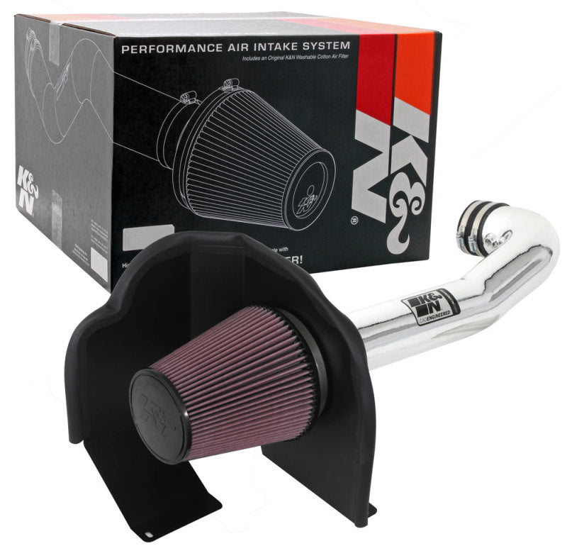 K&N 77 Series Performance Intake Kit - Chevy/GMC 14-15 Silverado/Seirra /2015 Suburban/Tahoe/Yukon K&N Engineering Cold Air Intakes  AXOPROS