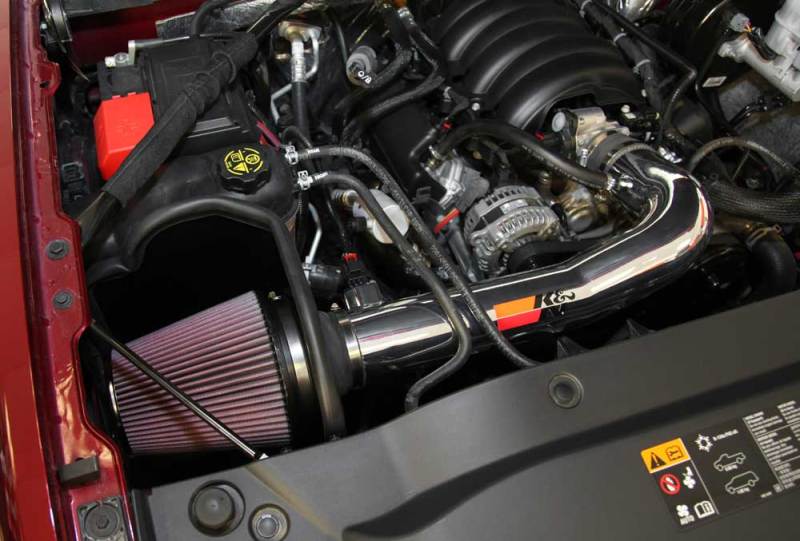 K&N 77 Series Performance Intake Kit for 2014 Chevrolet Silverado/GMC Sierra 1500 4.3L V6 K&N Engineering Cold Air Intakes  AXOPROS