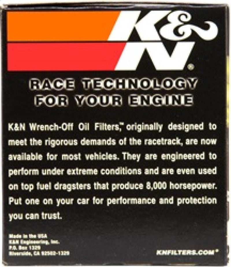 K&N 87-92 Supra Non-Turbo / 99-04 Grand Cherokee 4.0 Performance Gold Oil Filter K&N Engineering Oil Filters  AXOPROS