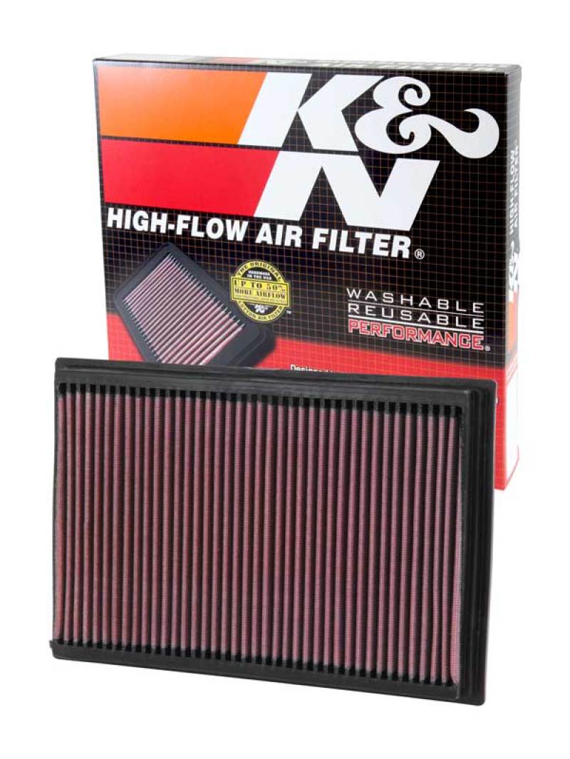 K&N 92-09 Mercury Grand Marquis/Lincoln Town Car / 92-08 Ford Crown Victoria Drop In Air Filter K&N Engineering Air Filters - Drop In  AXOPROS