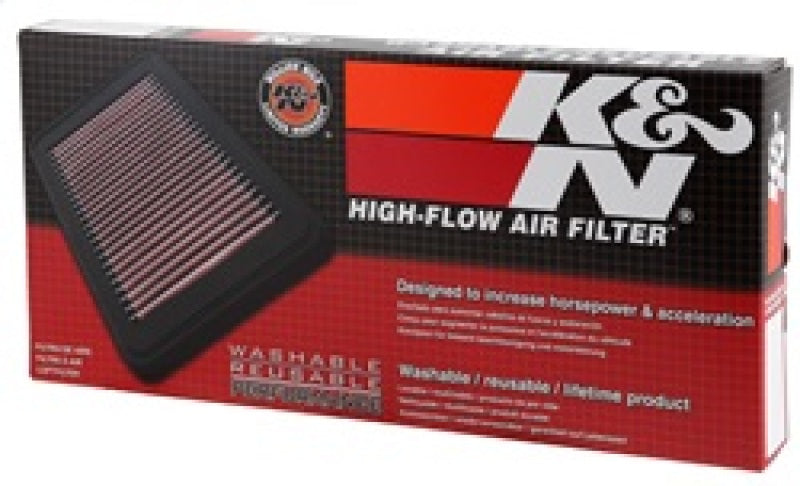 K&N 96-02 Jeep Wrangler 2.5L L4 / 96-06 4.0L L4 Drop In Air Filter K&N Engineering Air Filters - Drop In  AXOPROS