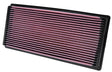 K&N 96-02 Jeep Wrangler 2.5L L4 / 96-06 4.0L L4 Drop In Air Filter K&N Engineering Air Filters - Drop In  AXOPROS