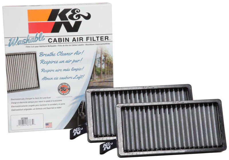 K&N BMW X1 L4-2.0L F/I Cabin Air Filter (2 Per Box) K&N Engineering Cabin Air Filters  AXOPROS
