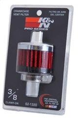K&N Clamp On Rubber Base Crankcase Vent Filter 0.375in Flange ID x 2in OD x 1.5in Height K&N Engineering Air Filters - Universal Fit  AXOPROS