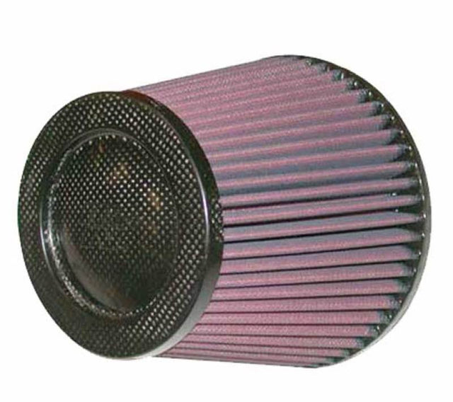 K&N Cone Filter 5in ID 6.5in base 4.5in top 5.625in height carbon fiber look K&N Engineering Air Filters - Universal Fit  AXOPROS