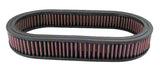 K&N Custom Oval Air Filter 7.75in OW X 14.625in OL x 2in H K&N Engineering Air Filters - Drop In  AXOPROS