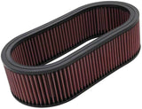 K&N Custom Oval Air Filter 7.75in OW X 14.625in OL x 4in H K&N Engineering Air Filters - Drop In  AXOPROS