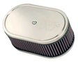 K&N Custom Racing Assembly DDO 9x5-1/2in Oval 3-1/4in Height Vent K&N Engineering Air Filters - Direct Fit  AXOPROS