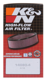 K&N Custom Racing Assembly - Round Tapered - Red 1.656in Neck Flange - 2.25in Over Height K&N Engineering Carburetor Air Cleaners  AXOPROS