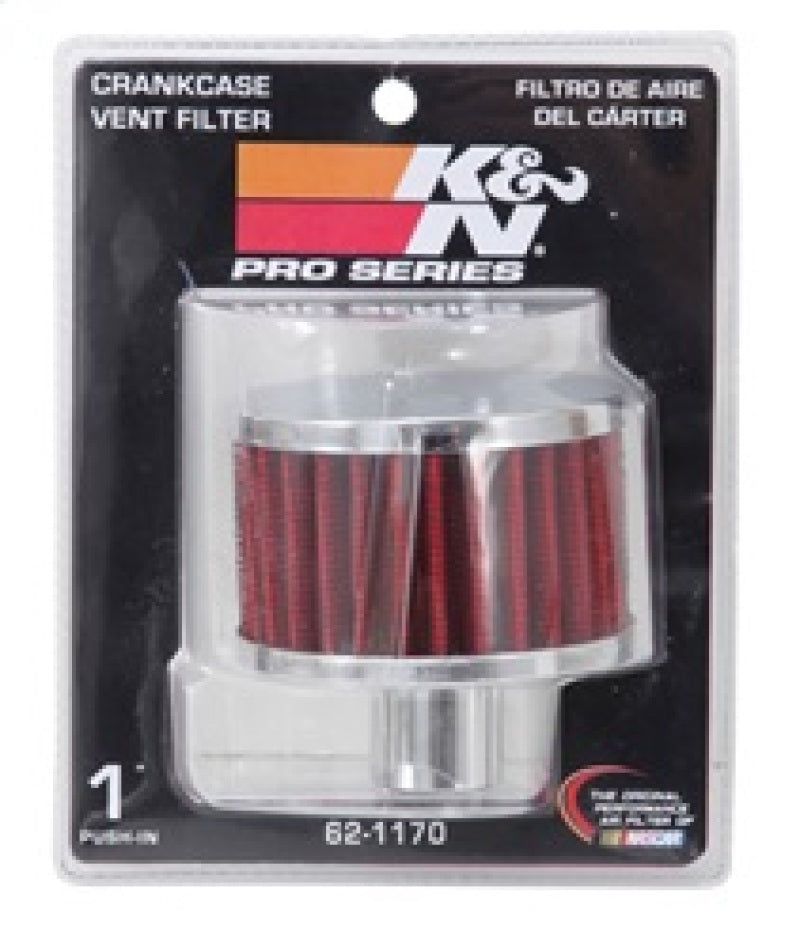 K&N Filter 1in Vent  3in Diameter 2in Height K&N Engineering Air Filters - Universal Fit  AXOPROS