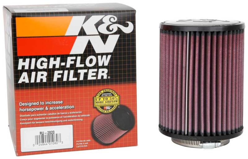 K&N Filter 3 inch Flange 5 inch OD 6 1/2 inch Height K&N Engineering Air Filters - Universal Fit  AXOPROS