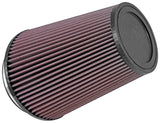 K&N Filter Universal Clamp-On Air Filter 5in Flange / 6-1/2in Base / 4-3/8in Top / 8in Height K&N Engineering Air Filters - Universal Fit  AXOPROS