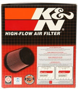 K&N Filter Universal Filter 2 3/4 inch Dual Flange GSXR Oval (2/Box) K&N Engineering Air Filters - Universal Fit  AXOPROS