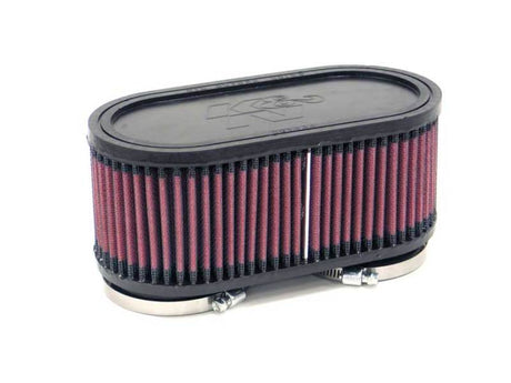 K&N Filter Universal  Filter 2 3/8 inch Dual Flange 107mm C-C 3 inch Height K&N Engineering Air Filters - Universal Fit  AXOPROS