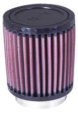 K&N Filter Universal Rubber Filter 2 1/4 inch Flange 3 1/2 inch OD 4 inch Height K&N Engineering Air Filters - Universal Fit  AXOPROS