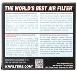 K&N Filter Universal Rubber Filter 2 inch Flange 3 1/8 inch Base, 2 inch Top, 3 inch Height K&N Engineering Air Filters - Universal Fit  AXOPROS