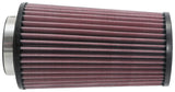 K&N Filter Universal Rubber Filter 2.75in Flange 4.75in Base 4in Top 8in Height K&N Engineering Air Filters - Universal Fit  AXOPROS
