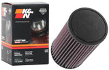 K&N Filter Universal Rubber Filter 2.75in Flange 4.75in Base 4in Top 8in Height K&N Engineering Air Filters - Universal Fit  AXOPROS