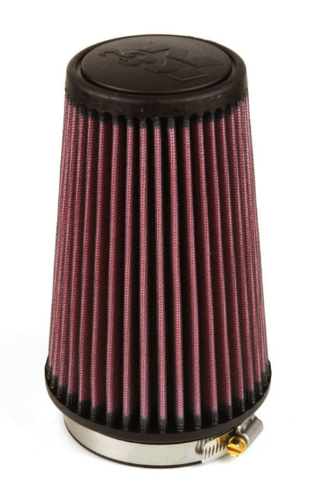 K&N Filter Universal Rubber Filter 3 1/2 inch Flange 4 5/8 inch Base 3 1/2 inch Top 7 inch Height K&N Engineering Air Filters - Universal Fit  AXOPROS