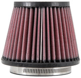 K&N Filter Universal Rubber Filter 3 1/2 inch Flange 5 inch Base 3 1/2 inch Top 4 inch Height K&N Engineering Air Filters - Universal Fit  AXOPROS