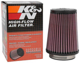 K&N Filter Universal Rubber Filter 3  Flange 4 1/2 Base inch 3 1/2 inch Top 5 3/4 inch Height K&N Engineering Air Filters - Universal Fit  AXOPROS