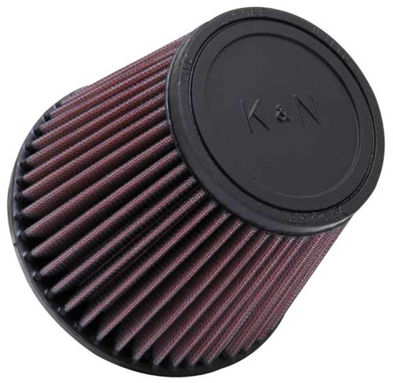 K&N Filter Universal Rubber Filter 3 Inch Flange 6 inch Base 4 inch Top 5 inch Height K&N Engineering Air Filters - Universal Fit  AXOPROS
