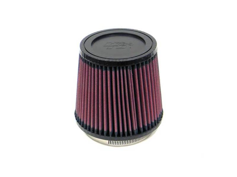 K&N Filter Universal Rubber Filter 3.75in Flange ID / 5.375in Base OD / 4.375in Top OD / 5in Height K&N Engineering Air Filters - Universal Fit  AXOPROS