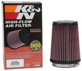 K&N Filter Universal Rubber Filter 4 inch Flange 5 3/8 inch Base 4 3/8 inch Top 7 inch Height K&N Engineering Air Filters - Universal Fit  AXOPROS