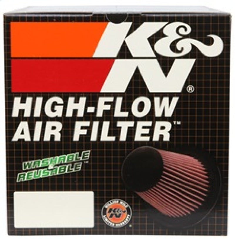 K&N Filter Universal Rubber Filter 5 inch Flange 6 1/2 inch Base 4 3/8 inch Top 7 inch Height K&N Engineering Air Filters - Universal Fit  AXOPROS
