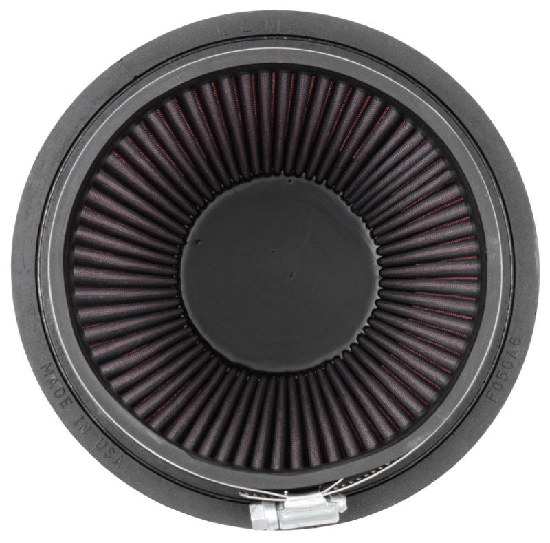 K&N Filter Universal Rubber Filter 5 inch Flange 6 1/2 inch Base 4 3/8 inch Top 7 inch Height K&N Engineering Air Filters - Universal Fit  AXOPROS