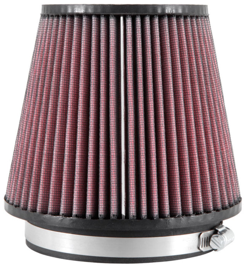 K&N Filter Universal Rubber Filter 5in Flange 6.5in Base 4.5in Top 5.5in Height K&N Engineering Air Filters - Universal Fit  AXOPROS