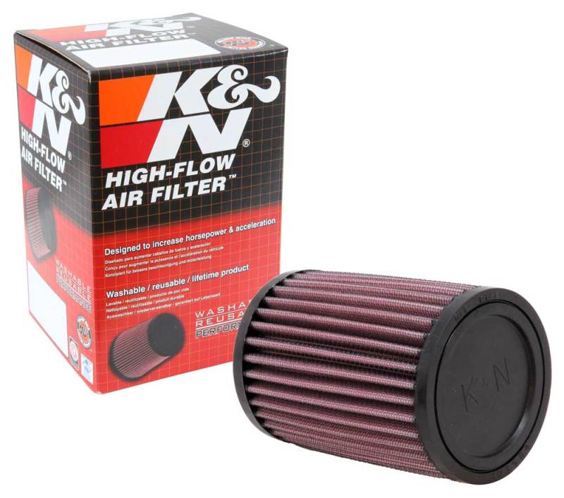 K&N Filter Universal Rubber Filter - Round Straight 3.5in Base OD x 3.5in Top OD x 5in H K&N Engineering Air Filters - Universal Fit  AXOPROS