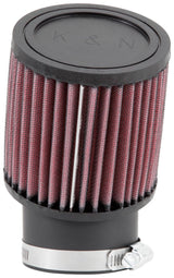 K&N Filter Universal Rubber Round Straight Filter 20 Deg Angled 2-7/16in Flange 3-3/4in OD 4in H K&N Engineering Air Filters - Universal Fit  AXOPROS