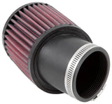 K&N Filter Universal Rubber Round Straight Filter 20 Deg Angled 2-7/16in Flange 3-3/4in OD 4in H K&N Engineering Air Filters - Universal Fit  AXOPROS