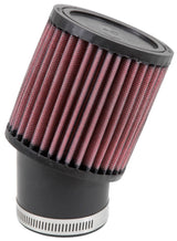K&N Filter Universal Rubber Round Straight Filter 20 Deg Angled 2-7/16in Flange 3-3/4in OD 4in H K&N Engineering Air Filters - Universal Fit  AXOPROS
