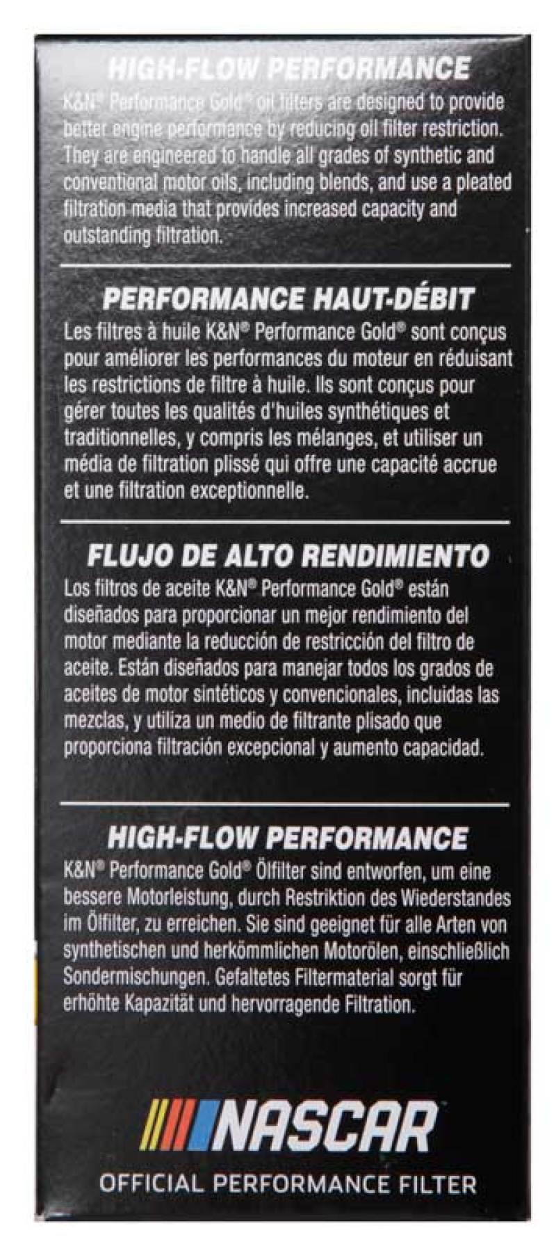 K&N Ford / Lincoln 1.938in OD x 5.5in H Oil Filter K&N Engineering Oil Filters  AXOPROS