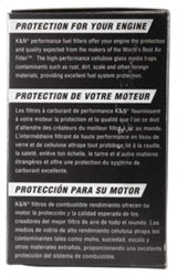 K&N Fuel Filter 84-89 Nissan 300ZX, 00-04 Nissan Xterra. 95-97 Nissan 200SX K&N Engineering Fuel Filters  AXOPROS