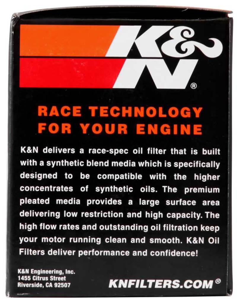 K&N Kawasaki 2.688in OD x 2.781in H Oil Filter K&N Engineering Oil Filters  AXOPROS
