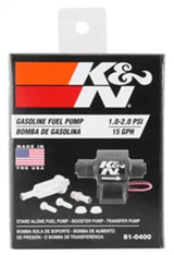 K&N Performance Electric Fuel Pump 1-2 PSI K&N Engineering Fuel Pumps  AXOPROS