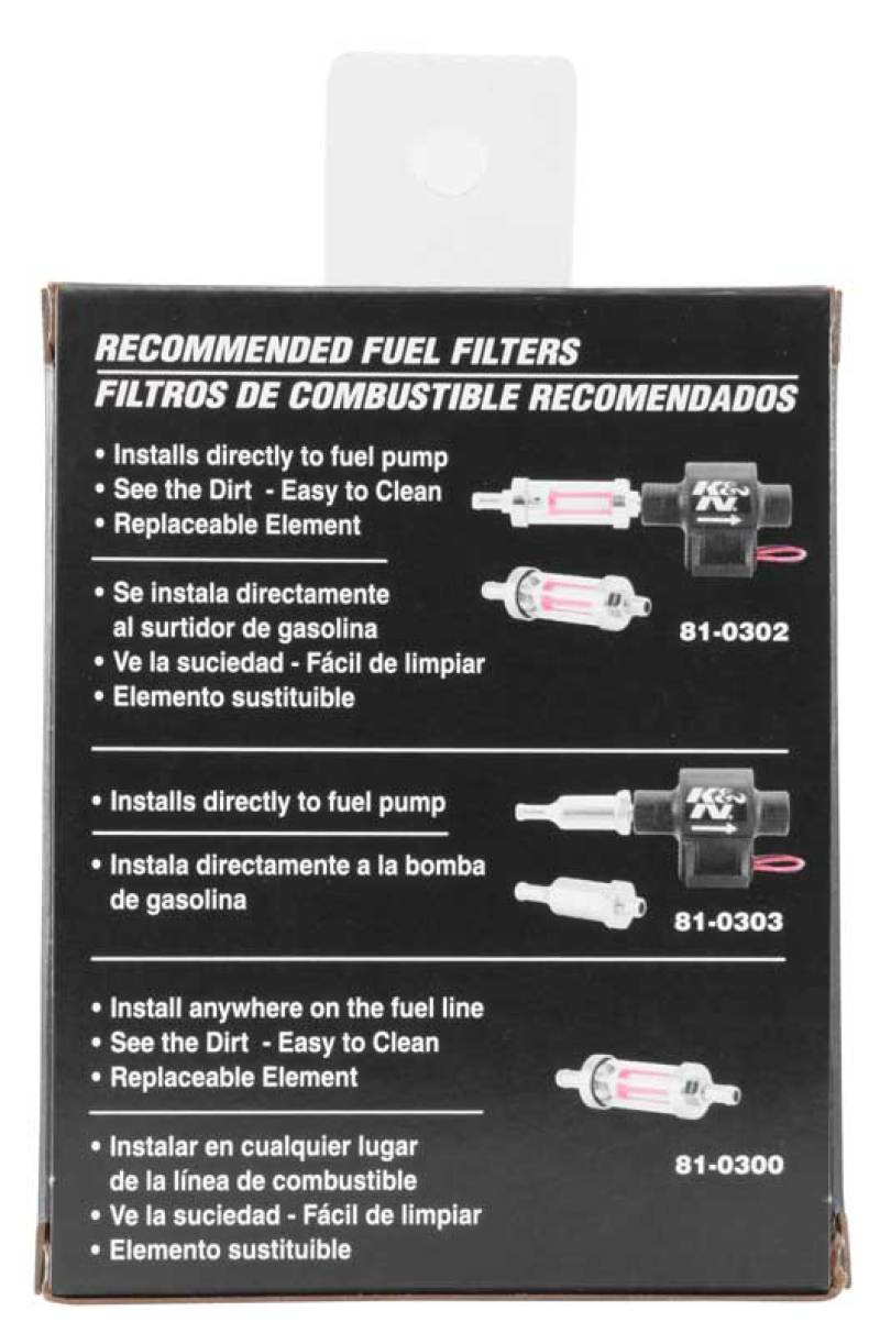 K&N Performance Electric Fuel Pump 4-7 PSI K&N Engineering Fuel Pumps  AXOPROS