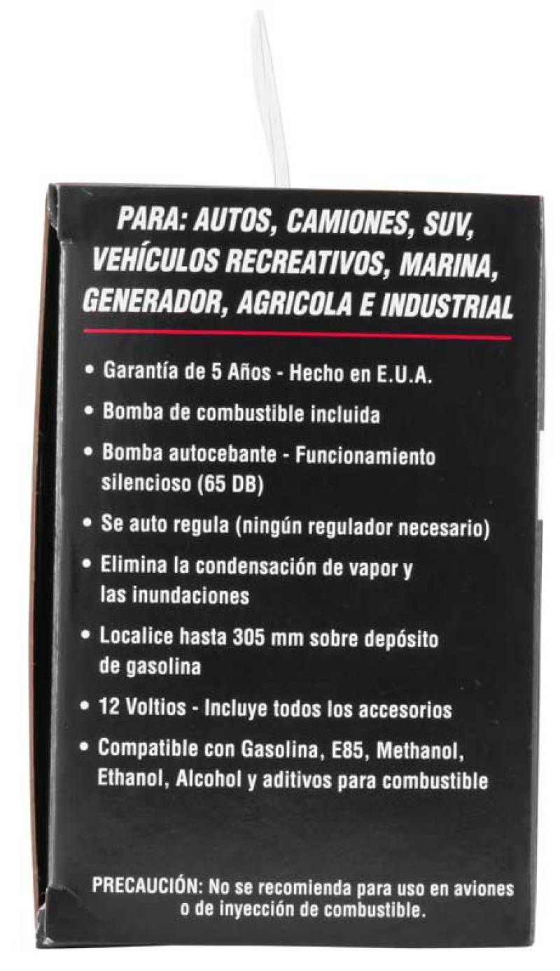 K&N Performance Electric Fuel Pump 4-7 PSI K&N Engineering Fuel Pumps  AXOPROS