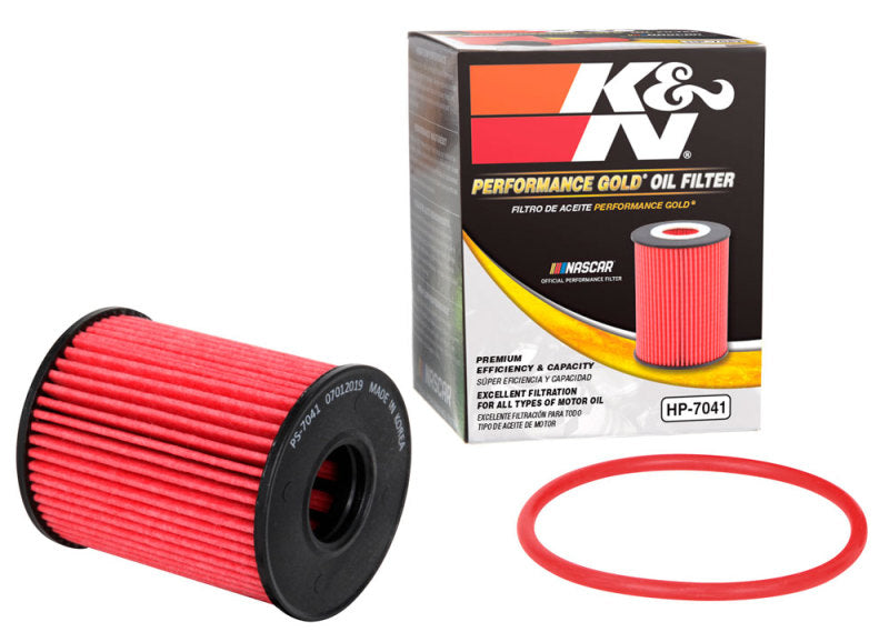 K&N Performance Oil Filter - 14-18 Fiat 500L 1.4L L4 Gas K&N Engineering Oil Filters  AXOPROS