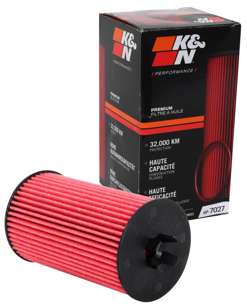 K&N Performance Oil Filter for 09-19 GM 1.4L / 1.6L / 1.8L w/ Hengst Filter Housing K&N Engineering Oil Filters  AXOPROS