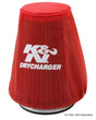 K&N Red Drycharger 5.25in x 3in Round Tapered Air Filter Wrap K&N Engineering Pre-Filters  AXOPROS