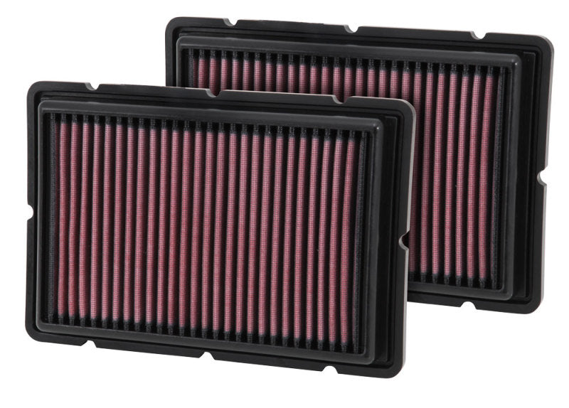 K&N Replacement Air Filter 05-09 Ferrari F360 11.125in O/S Length x 7.625 O/S Width x 1.313in H K&N Engineering Air Filters - Drop In  AXOPROS