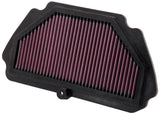 K&N Replacement Air Filter 09-12 Kawasaki ZX6R Ninja 600 / 09-10 ZX6R Ninja Monster Energy 600 K&N Engineering Air Filters - Direct Fit  AXOPROS